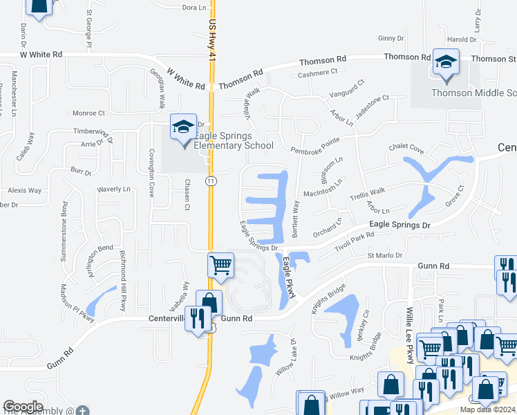 map of restaurants, bars, coffee shops, grocery stores, and more near 111 Nantucket Island in Centerville