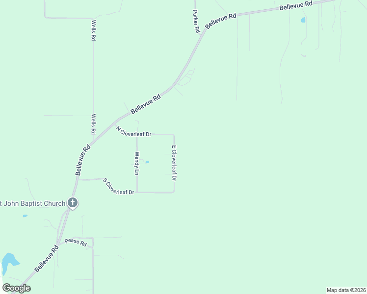 map of restaurants, bars, coffee shops, grocery stores, and more near 220 East Cloverleaf Drive in Haughton