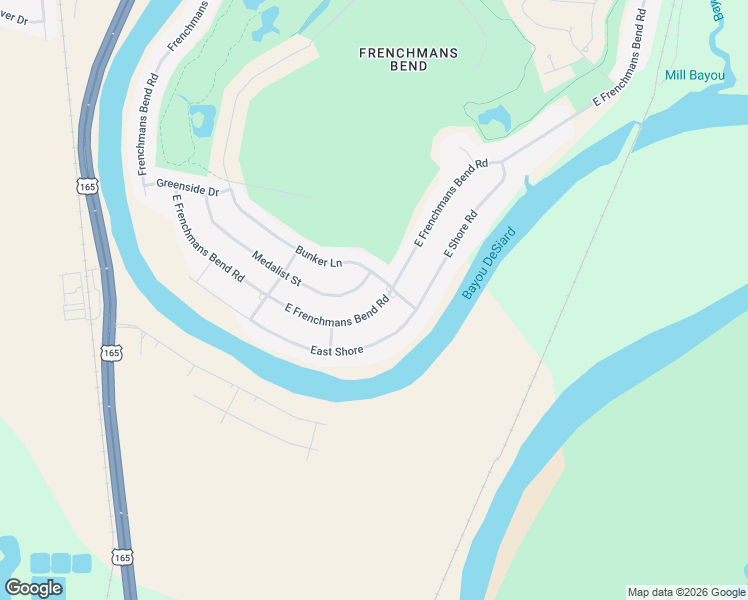 map of restaurants, bars, coffee shops, grocery stores, and more near 434 East Frenchmans Bend Road in Monroe