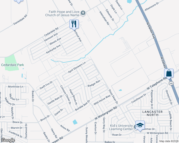 map of restaurants, bars, coffee shops, grocery stores, and more near 1021 Hollow Oak Road in Lancaster