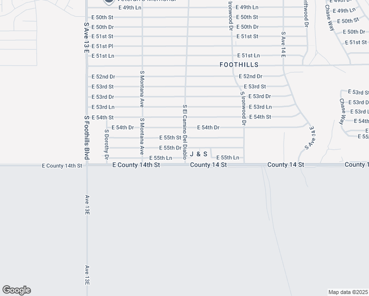 map of restaurants, bars, coffee shops, grocery stores, and more near 13499 55th Drive in Yuma