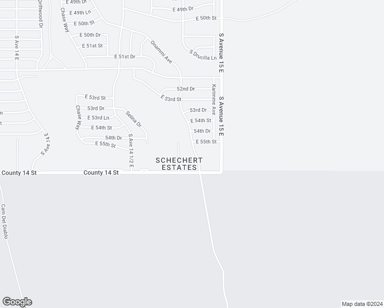 map of restaurants, bars, coffee shops, grocery stores, and more near 13820 Onammi Avenue in Yuma