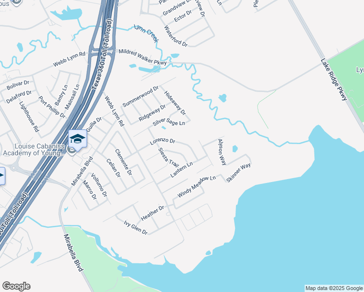 map of restaurants, bars, coffee shops, grocery stores, and more near 5835 Lorenzo Drive in Grand Prairie
