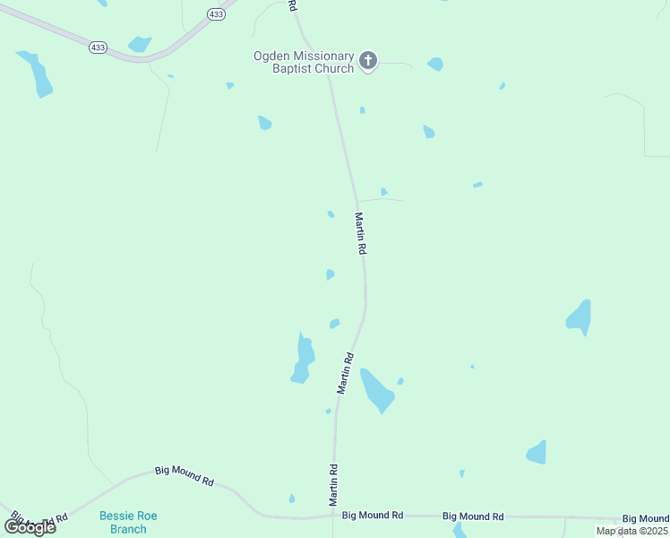 map of restaurants, bars, coffee shops, grocery stores, and more near 641 Martin Road in Bentonia