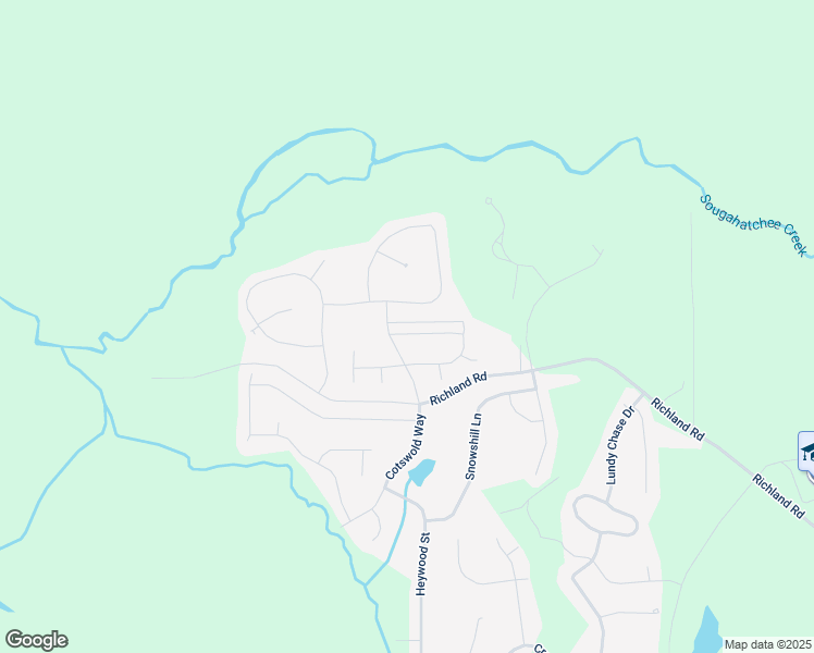 map of restaurants, bars, coffee shops, grocery stores, and more near 2429 Churchill Circle in Auburn