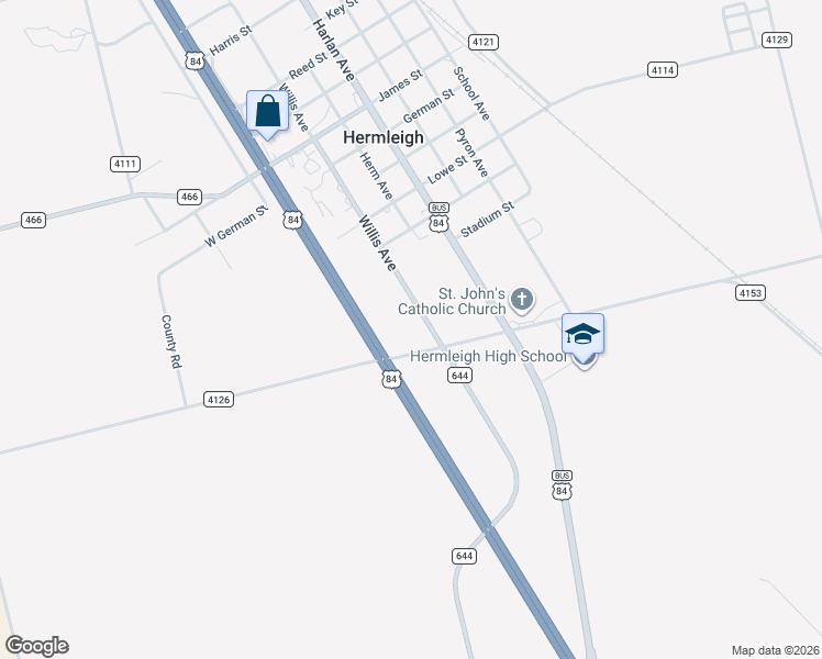 map of restaurants, bars, coffee shops, grocery stores, and more near 1237 Farm to Market Road 644 in Hermleigh
