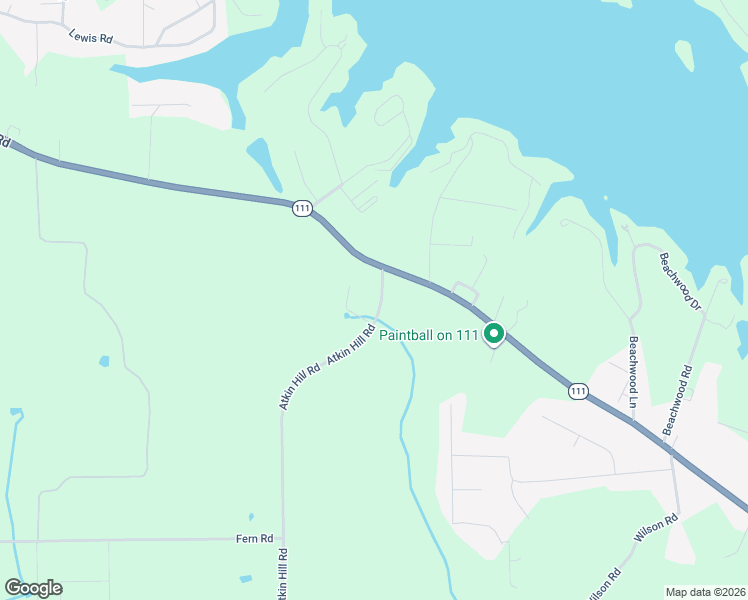 map of restaurants, bars, coffee shops, grocery stores, and more near 48 Atkin Hill Road in Wetumpka