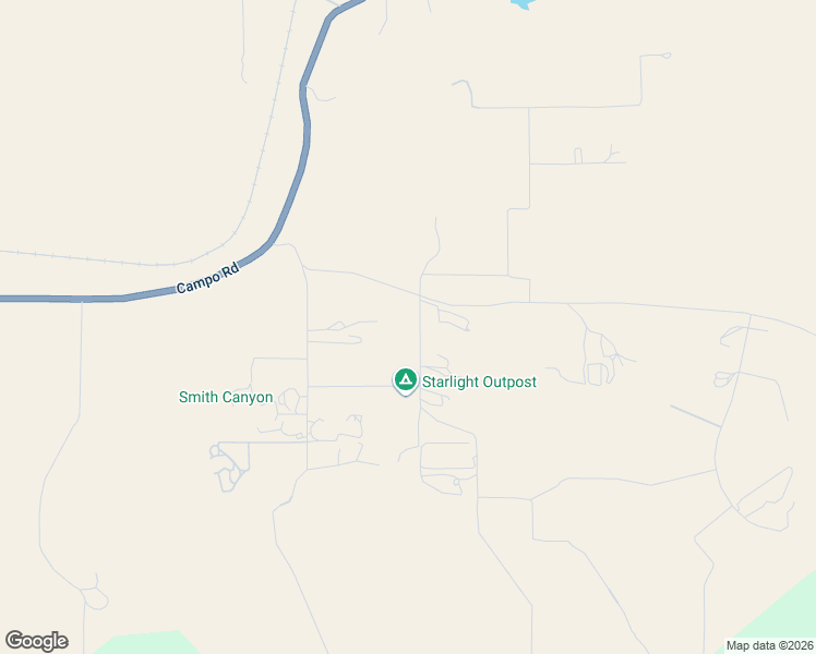 map of restaurants, bars, coffee shops, grocery stores, and more near 1366 Far Valley Road in Campo