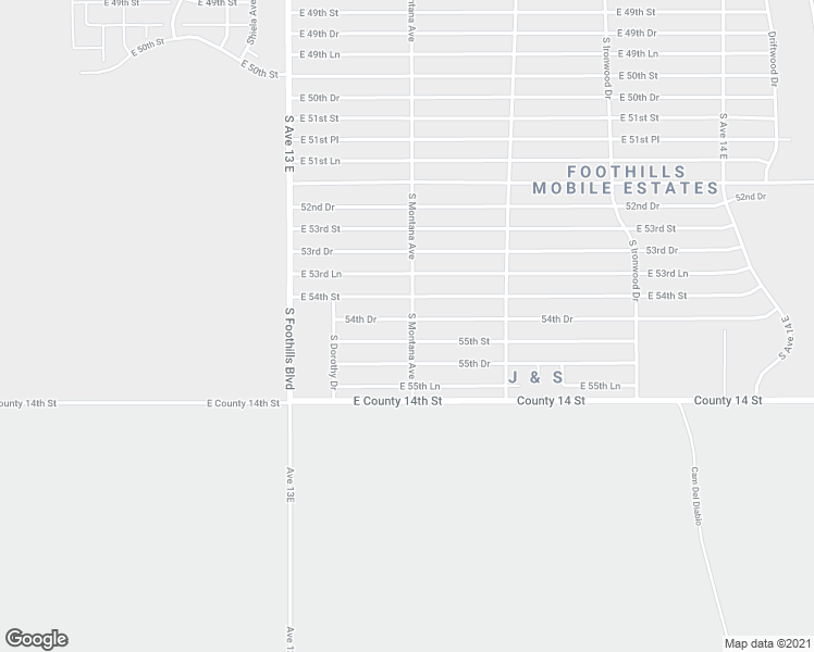 map of restaurants, bars, coffee shops, grocery stores, and more near 13323 54th Drive in Yuma
