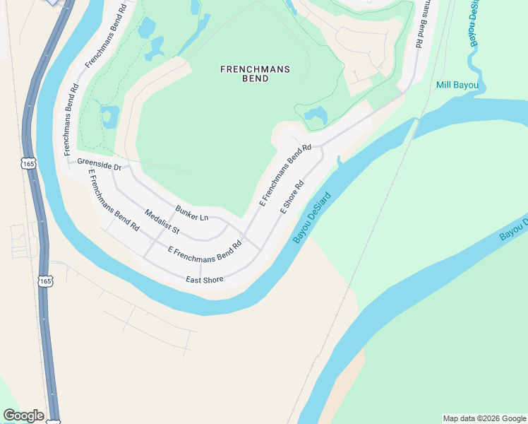 map of restaurants, bars, coffee shops, grocery stores, and more near 421 East Frenchmans Bend Road in Monroe