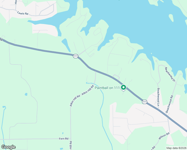 map of restaurants, bars, coffee shops, grocery stores, and more near 48 Atkin Hill Road in Wetumpka
