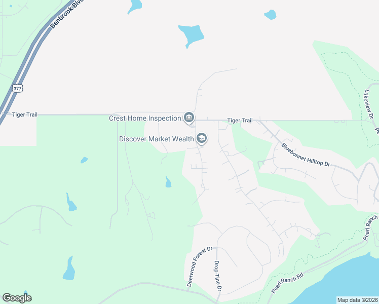 map of restaurants, bars, coffee shops, grocery stores, and more near 4112 Patricias Ridge in Fort Worth