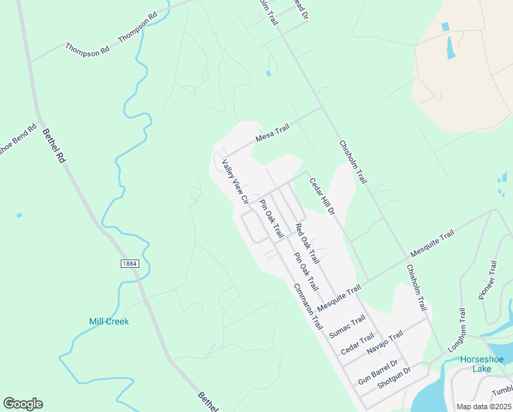 map of restaurants, bars, coffee shops, grocery stores, and more near 4770 Pin Oak Trail in Weatherford