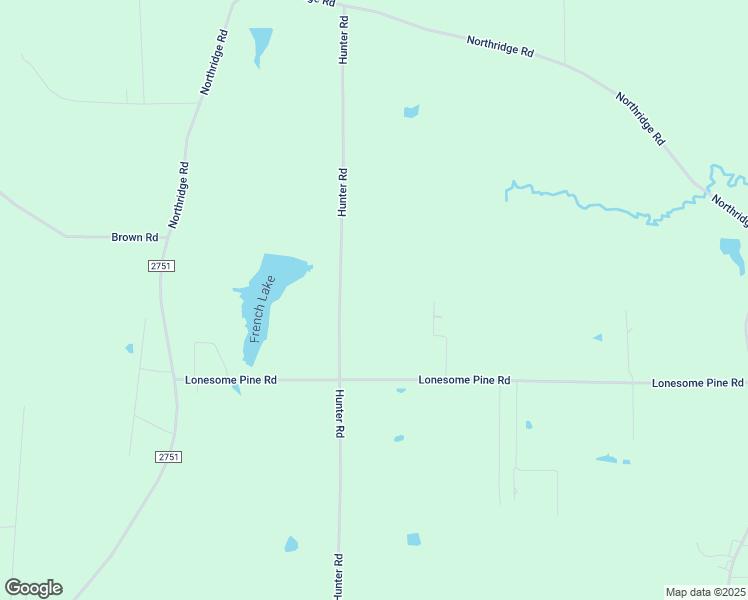 map of restaurants, bars, coffee shops, grocery stores, and more near 1270 Hunter Road in Longview