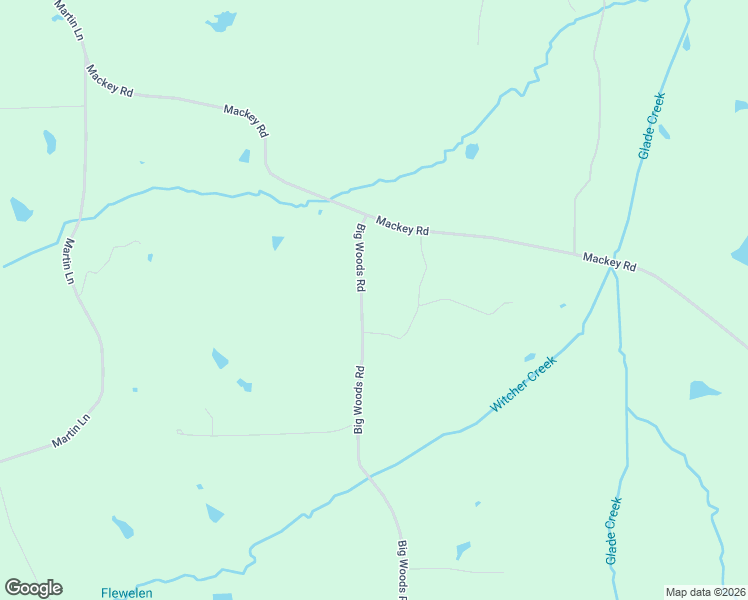 map of restaurants, bars, coffee shops, grocery stores, and more near 2266 Big Woods Road in Longview