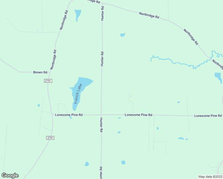 map of restaurants, bars, coffee shops, grocery stores, and more near 1270 Hunter Road in Longview