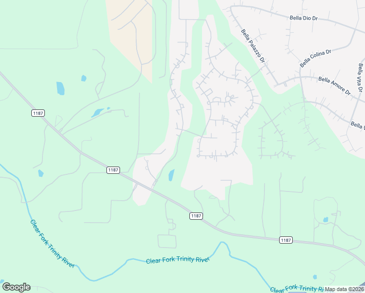 map of restaurants, bars, coffee shops, grocery stores, and more near 8116 Modena Drive in Fort Worth