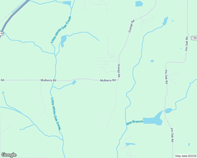 map of restaurants, bars, coffee shops, grocery stores, and more near 6180 Mulberry Road in Big Sandy