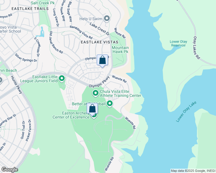 map of restaurants, bars, coffee shops, grocery stores, and more near 2815 Cielo Circulo in Chula Vista