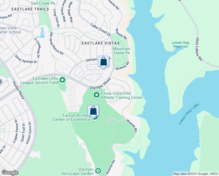 map of restaurants, bars, coffee shops, grocery stores, and more near 2815 Cielo Circulo in Chula Vista