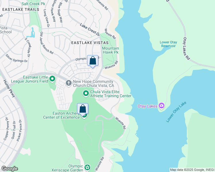 map of restaurants, bars, coffee shops, grocery stores, and more near 2848 Cielo Circulo in Chula Vista