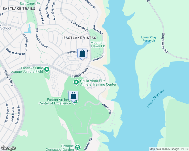 map of restaurants, bars, coffee shops, grocery stores, and more near 2842 Cielo Circulo in Chula Vista