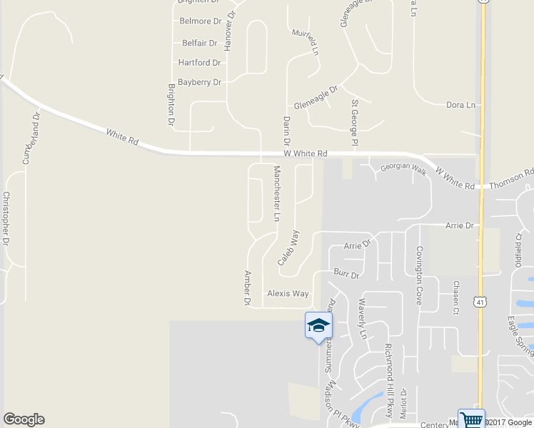 map of restaurants, bars, coffee shops, grocery stores, and more near 131 Preston Lane in Byron