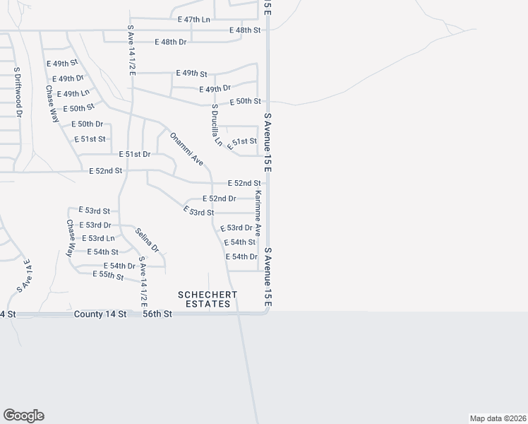 map of restaurants, bars, coffee shops, grocery stores, and more near Karimme Avenue in Yuma