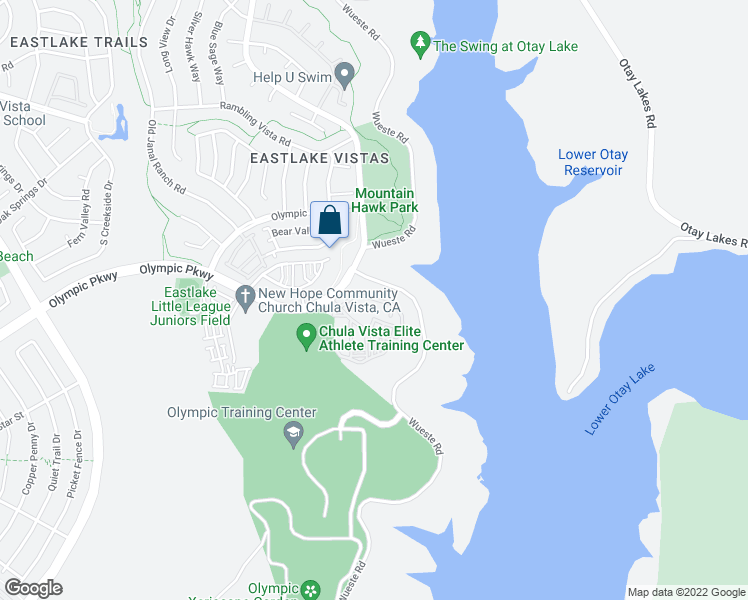 map of restaurants, bars, coffee shops, grocery stores, and more near 2838 Cielo Circulo in Chula Vista