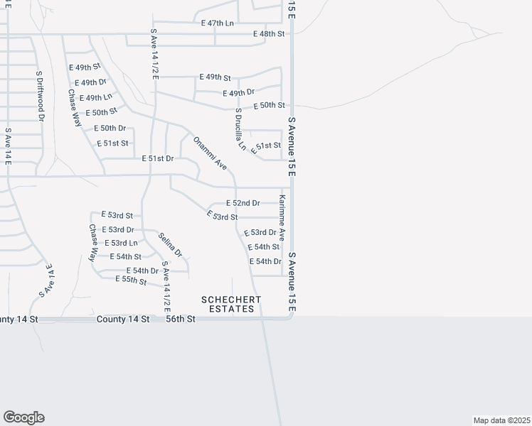 map of restaurants, bars, coffee shops, grocery stores, and more near Karimme Avenue in Yuma