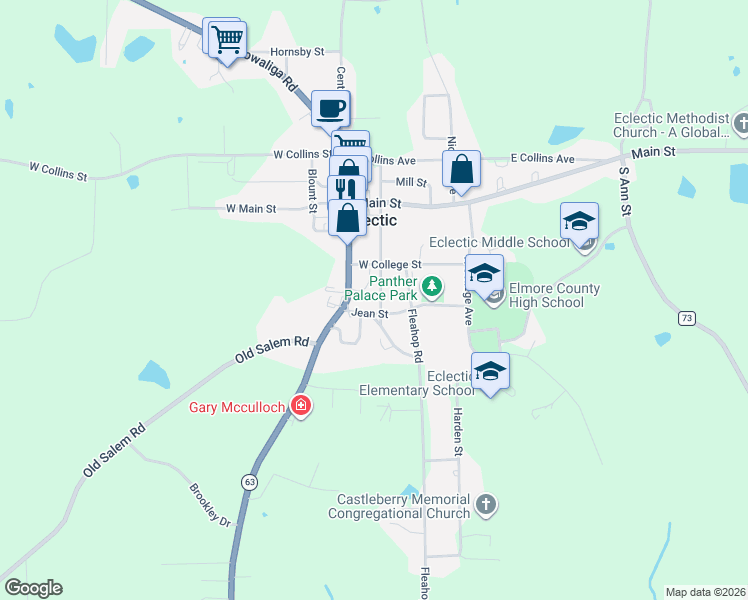 map of restaurants, bars, coffee shops, grocery stores, and more near 350 1st Avenue in Eclectic