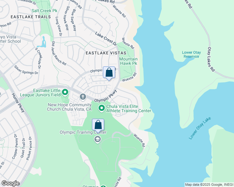 map of restaurants, bars, coffee shops, grocery stores, and more near 2816 Cielo Circulo in Chula Vista