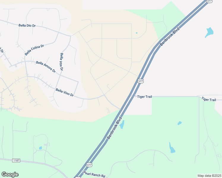 map of restaurants, bars, coffee shops, grocery stores, and more near Bella Vino Drive in Fort Worth