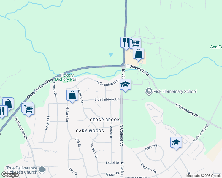 map of restaurants, bars, coffee shops, grocery stores, and more near 212 Redwood Court in Auburn