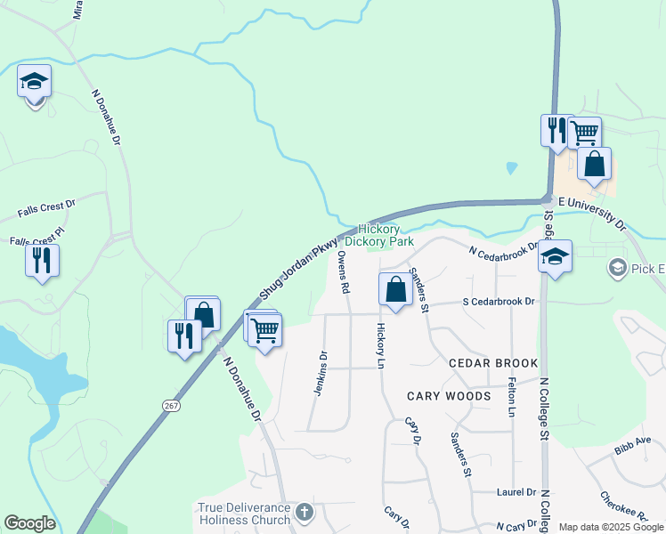map of restaurants, bars, coffee shops, grocery stores, and more near 1323 Owens Road in Auburn