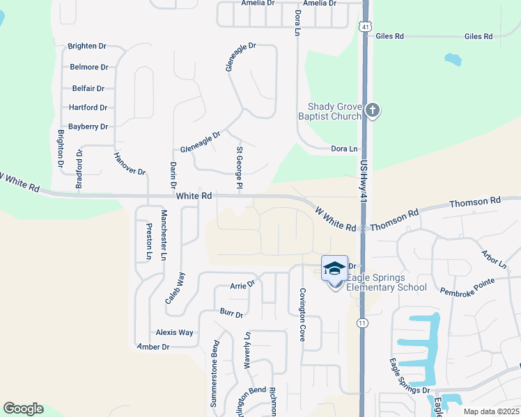 map of restaurants, bars, coffee shops, grocery stores, and more near 101 Georgian Walk in Byron