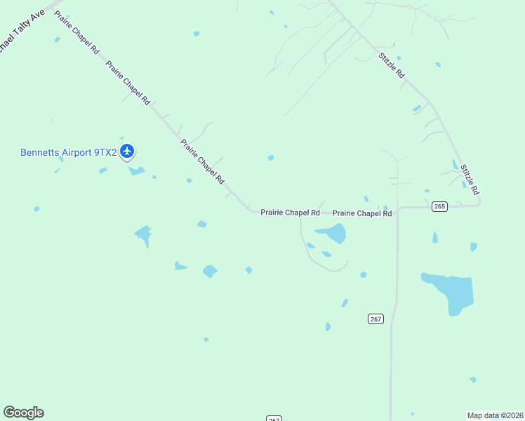 map of restaurants, bars, coffee shops, grocery stores, and more near 9112-9298 Prairie Chapel Road in Crandall