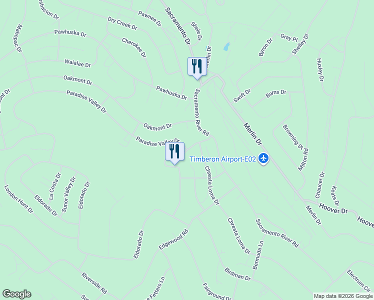 map of restaurants, bars, coffee shops, grocery stores, and more near 25 Pleasant Valley Drive in Timberon