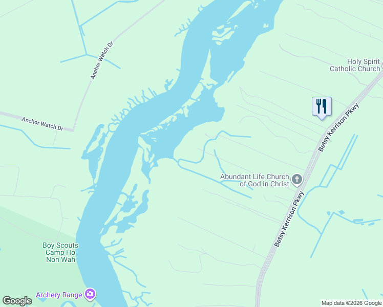 map of restaurants, bars, coffee shops, grocery stores, and more near 3399 Freeman Hill Road in Johns Island