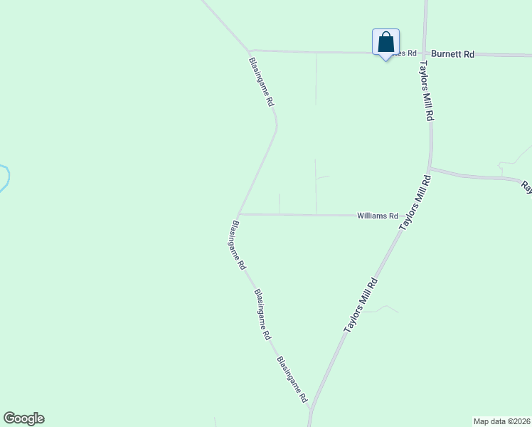 map of restaurants, bars, coffee shops, grocery stores, and more near 219-565 Williams Road in Fort Valley