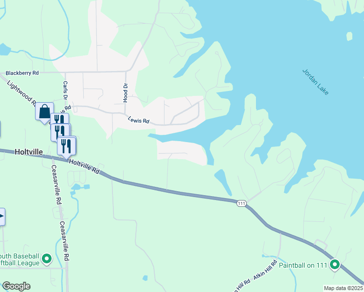 map of restaurants, bars, coffee shops, grocery stores, and more near 119 Cypress Drive in Wetumpka