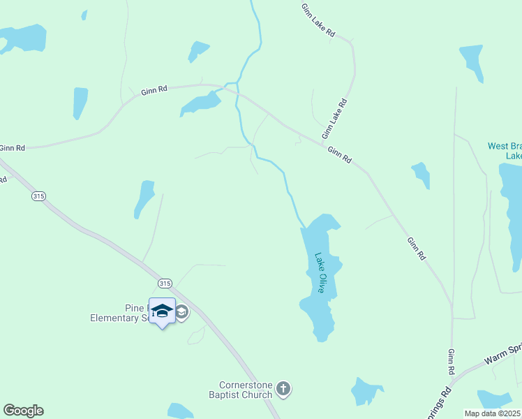 map of restaurants, bars, coffee shops, grocery stores, and more near 1222 Ginn Road in Ellerslie