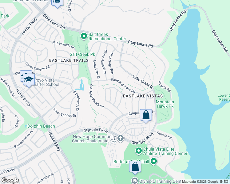 map of restaurants, bars, coffee shops, grocery stores, and more near 1414 Blackstone Avenue in Chula Vista