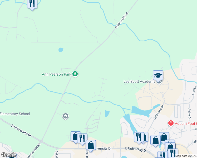 map of restaurants, bars, coffee shops, grocery stores, and more near 938 Boulder Lane in Auburn
