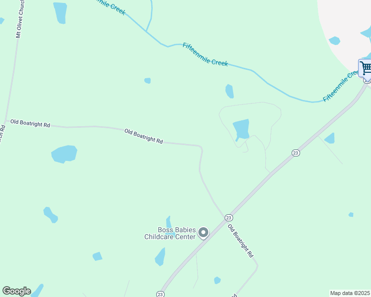 map of restaurants, bars, coffee shops, grocery stores, and more near 435 Old Boatright Road in Garfield