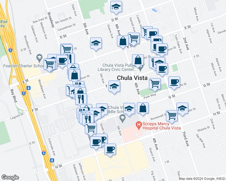 483 Center Street, Chula Vista CA Walk Score