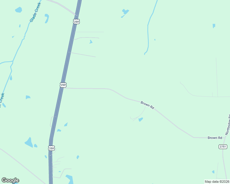 map of restaurants, bars, coffee shops, grocery stores, and more near 1103 Brown Road in Longview