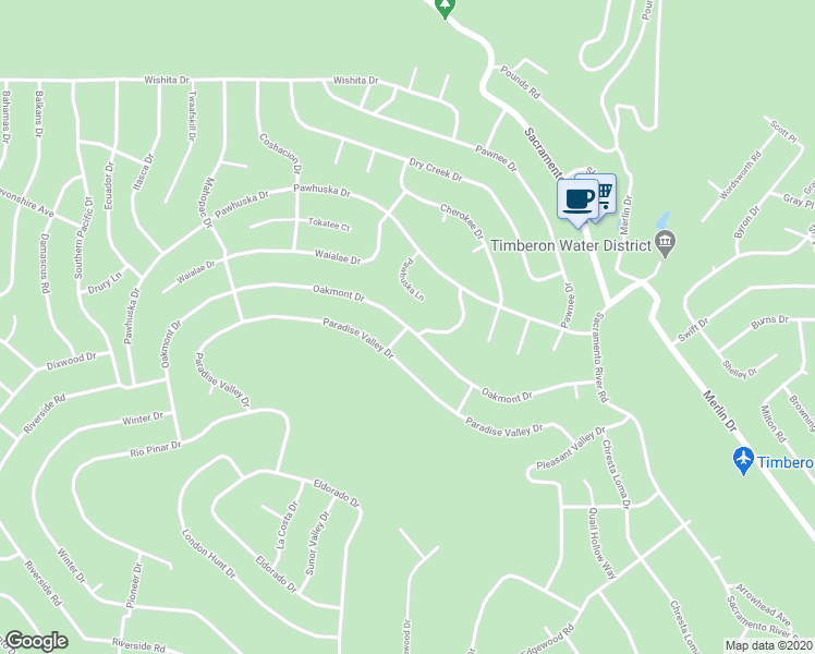 map of restaurants, bars, coffee shops, grocery stores, and more near Oakmont Drive in Timberon
