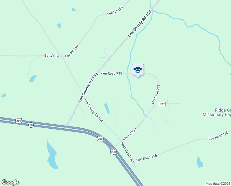 map of restaurants, bars, coffee shops, grocery stores, and more near 283 Lee Road 735 in Opelika
