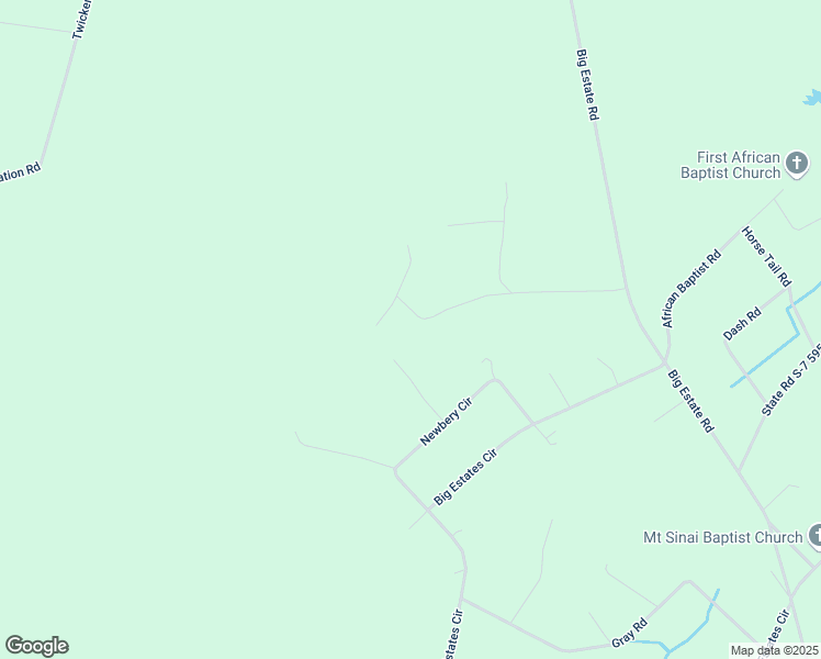 map of restaurants, bars, coffee shops, grocery stores, and more near 279 Big Estates Circle in Yemassee